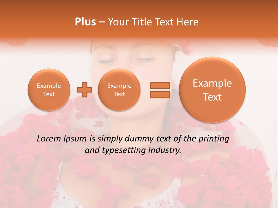 Young Peaceful Tropical PowerPoint Template
