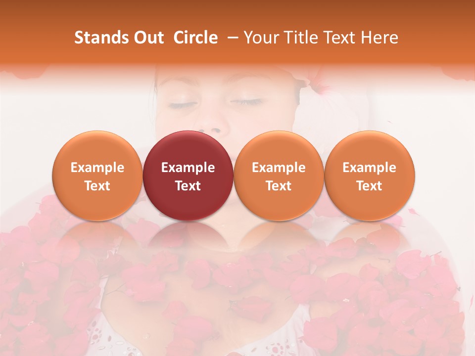 Young Peaceful Tropical PowerPoint Template