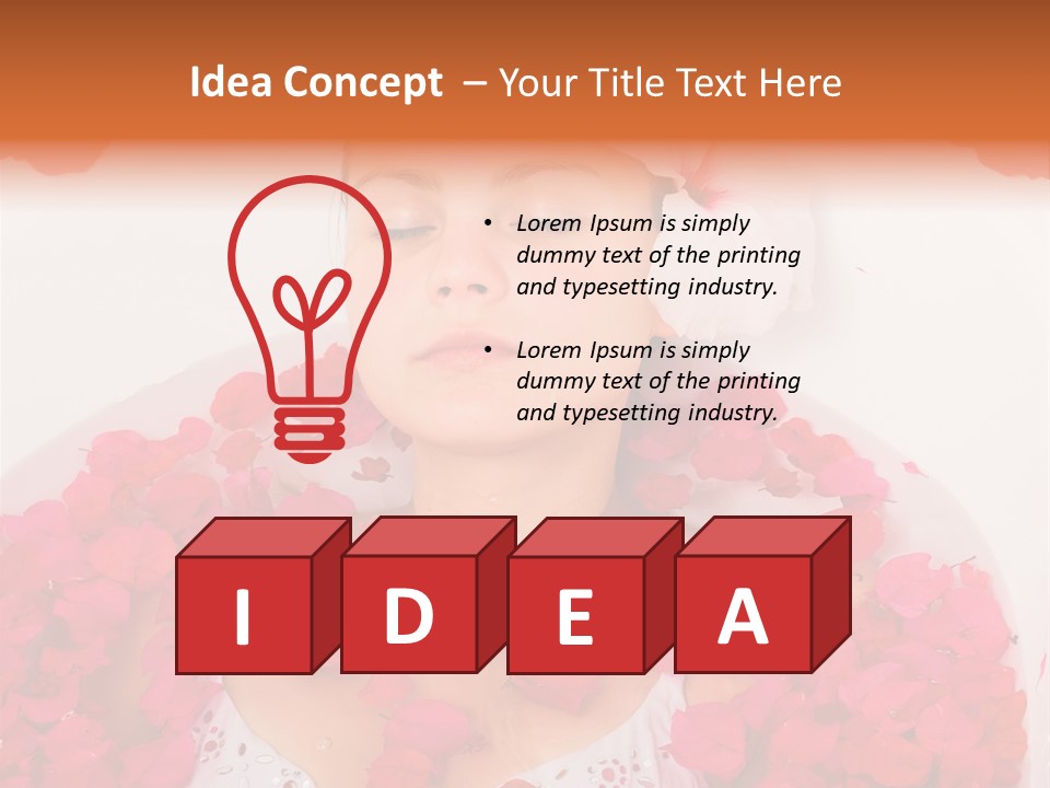 Young Peaceful Tropical PowerPoint Template