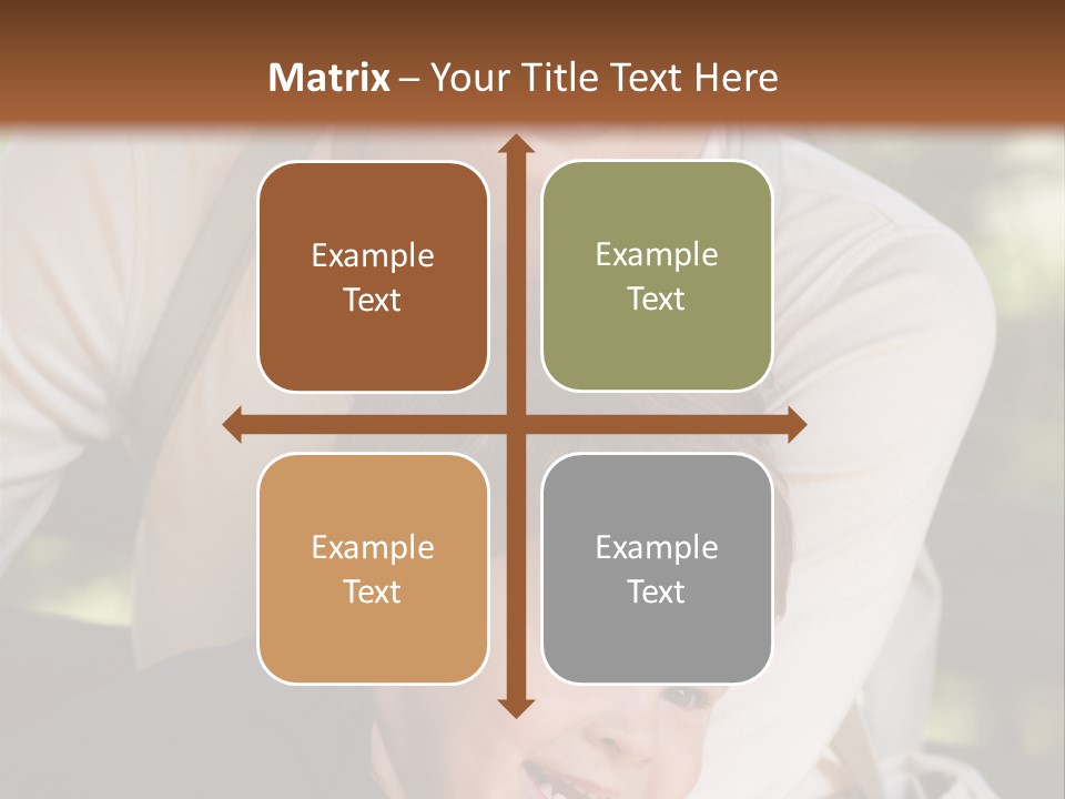 Woman Seasonal Together PowerPoint Template