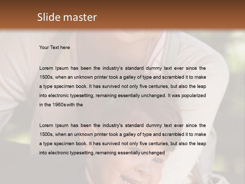 Woman Seasonal Together PowerPoint Template