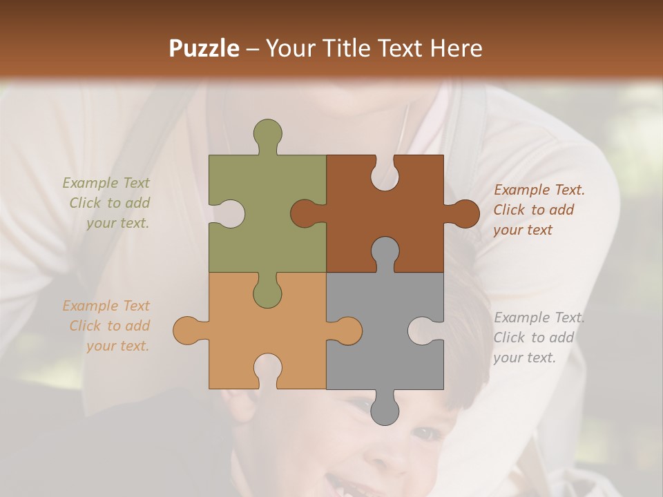 Woman Seasonal Together PowerPoint Template