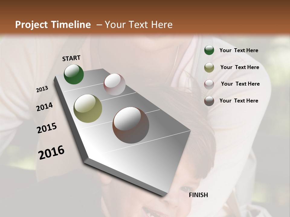Woman Seasonal Together PowerPoint Template