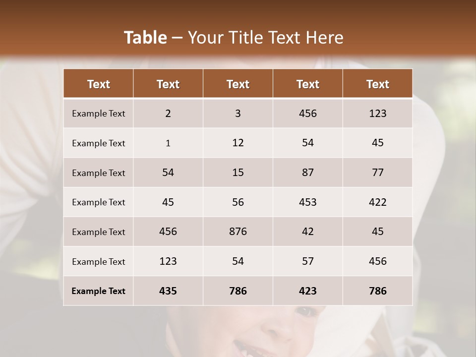 Woman Seasonal Together PowerPoint Template
