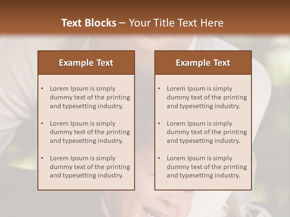 Woman Seasonal Together PowerPoint Template