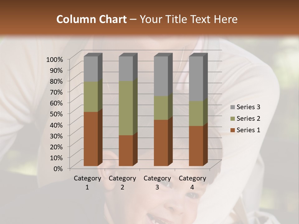 Woman Seasonal Together PowerPoint Template