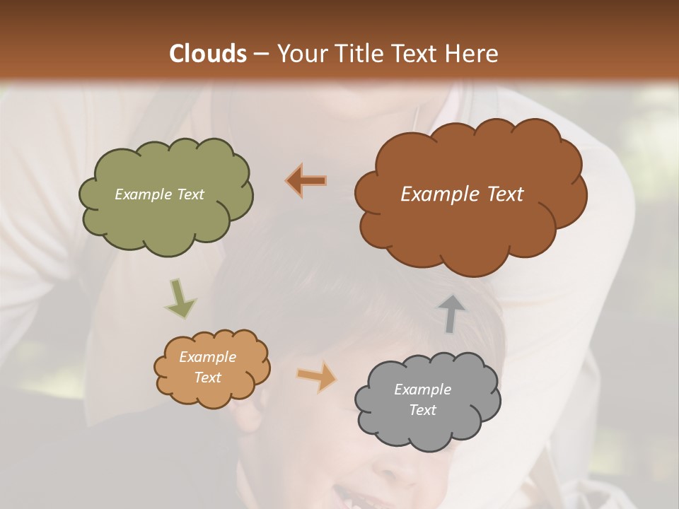 Woman Seasonal Together PowerPoint Template