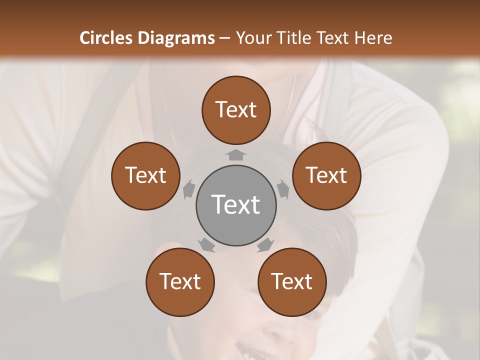 Woman Seasonal Together PowerPoint Template