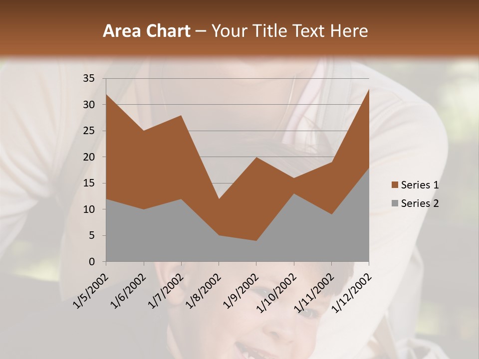 Woman Seasonal Together PowerPoint Template