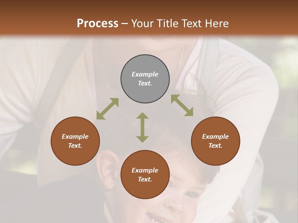 Woman Seasonal Together PowerPoint Template