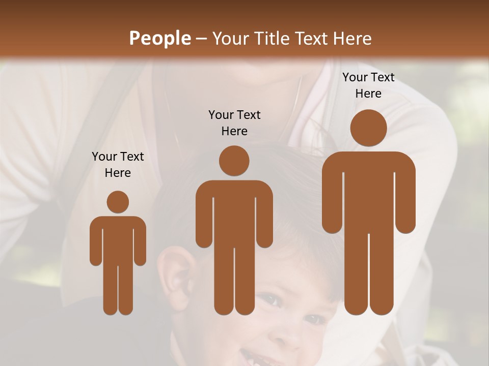 Woman Seasonal Together PowerPoint Template