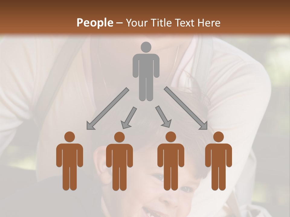 Woman Seasonal Together PowerPoint Template