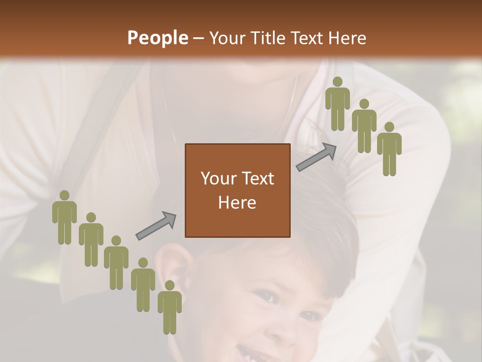 Woman Seasonal Together PowerPoint Template