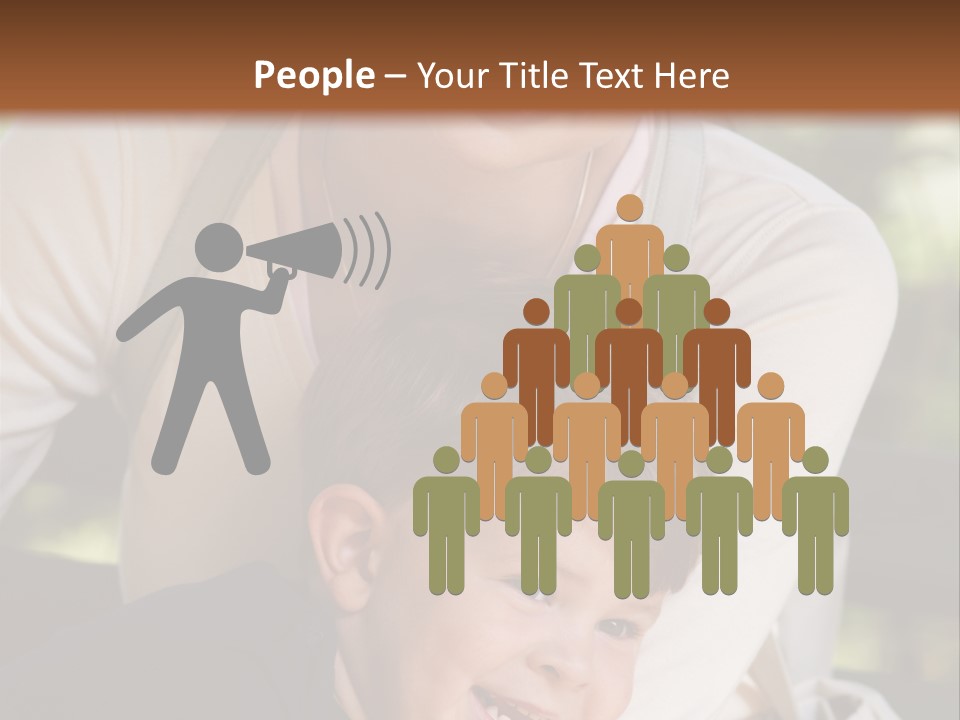 Woman Seasonal Together PowerPoint Template