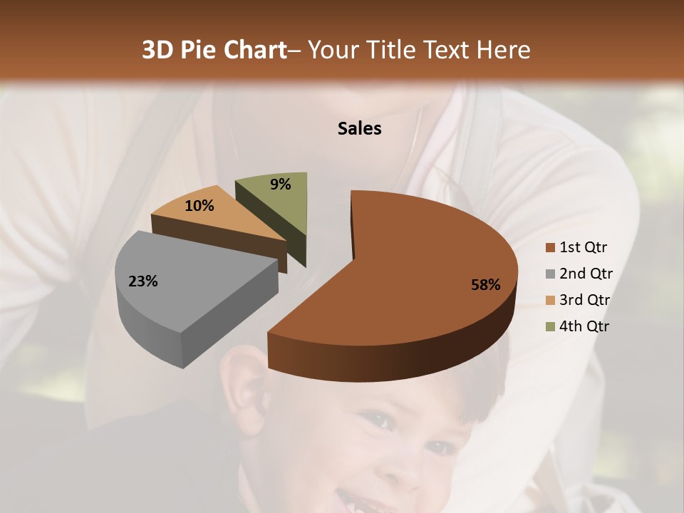 Woman Seasonal Together PowerPoint Template