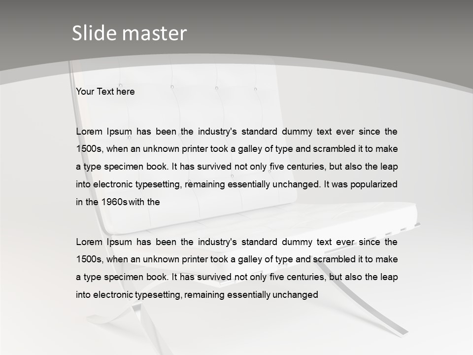 Architecture Render Design PowerPoint Template