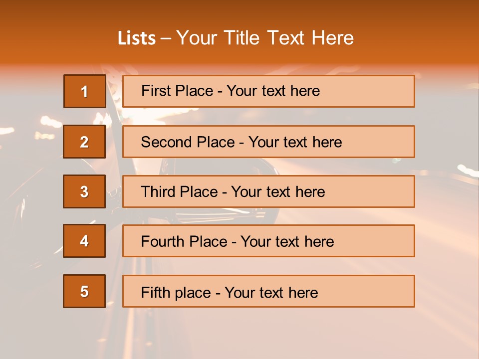 Glow Curve Abstract PowerPoint Template