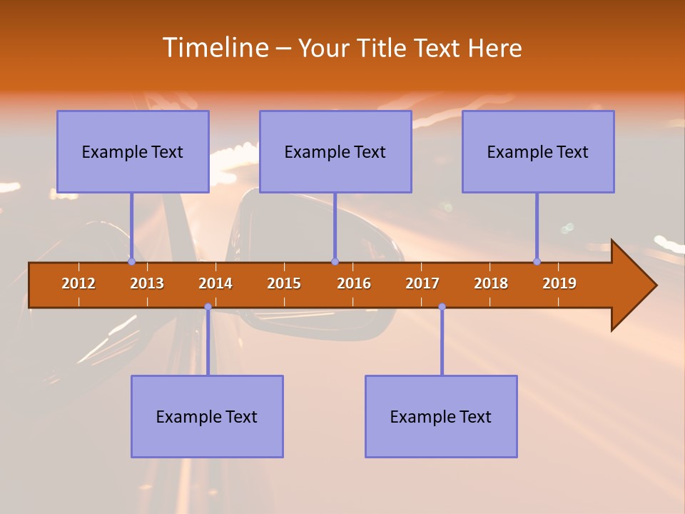 Glow Curve Abstract PowerPoint Template