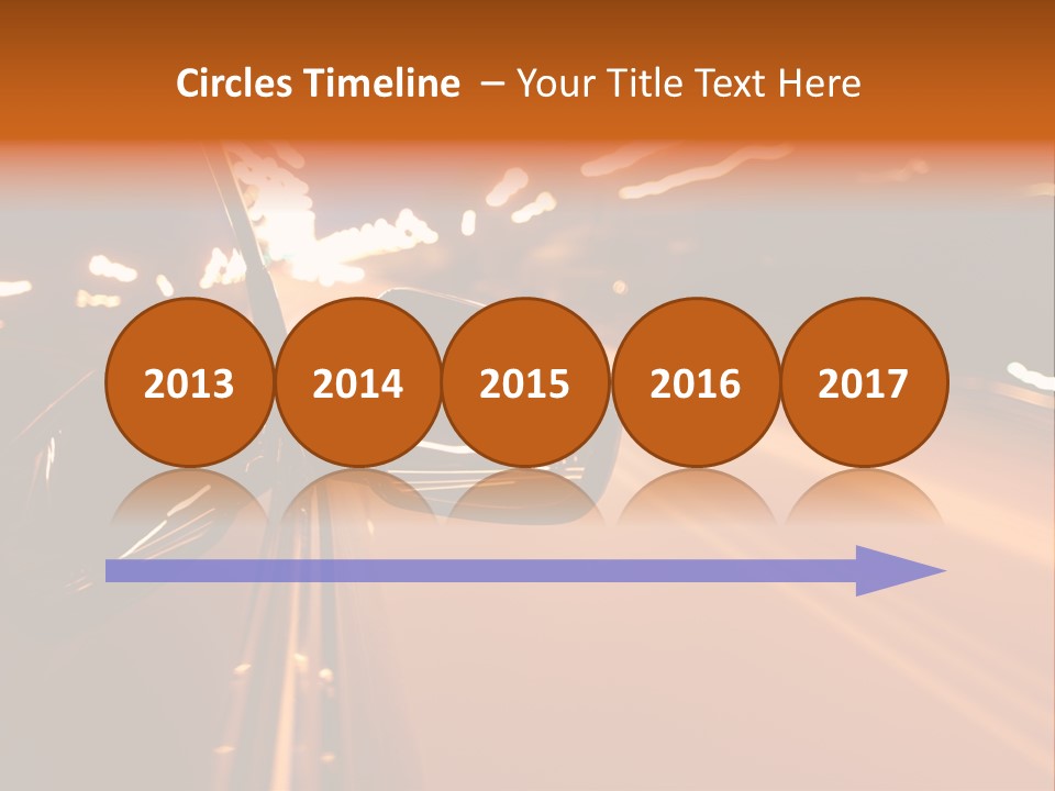 Glow Curve Abstract PowerPoint Template
