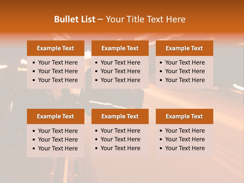 Glow Curve Abstract PowerPoint Template