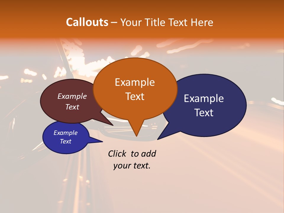 Glow Curve Abstract PowerPoint Template