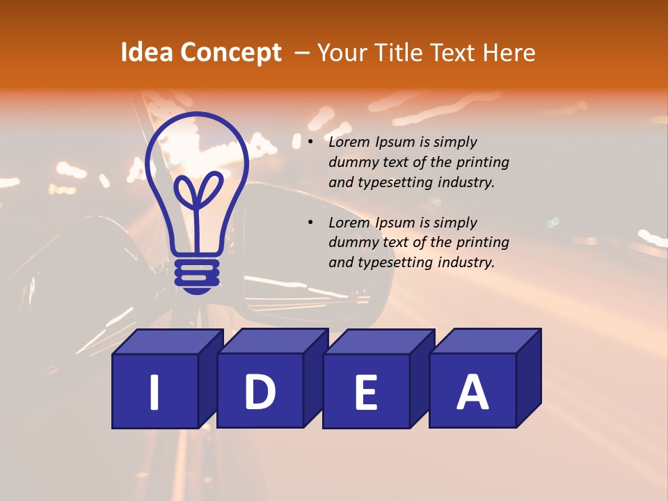 Glow Curve Abstract PowerPoint Template