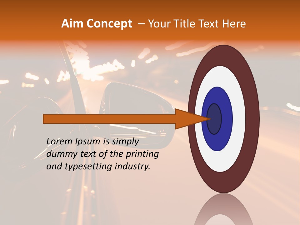 Glow Curve Abstract PowerPoint Template