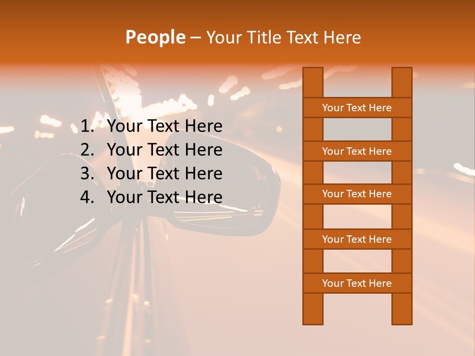 Glow Curve Abstract PowerPoint Template
