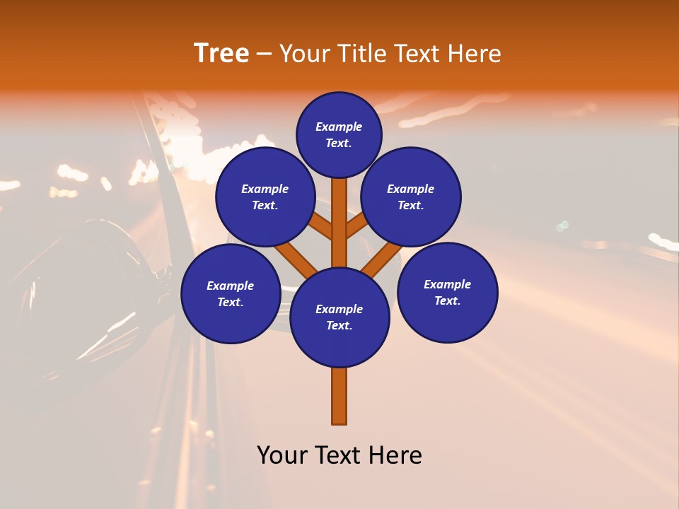 Glow Curve Abstract PowerPoint Template