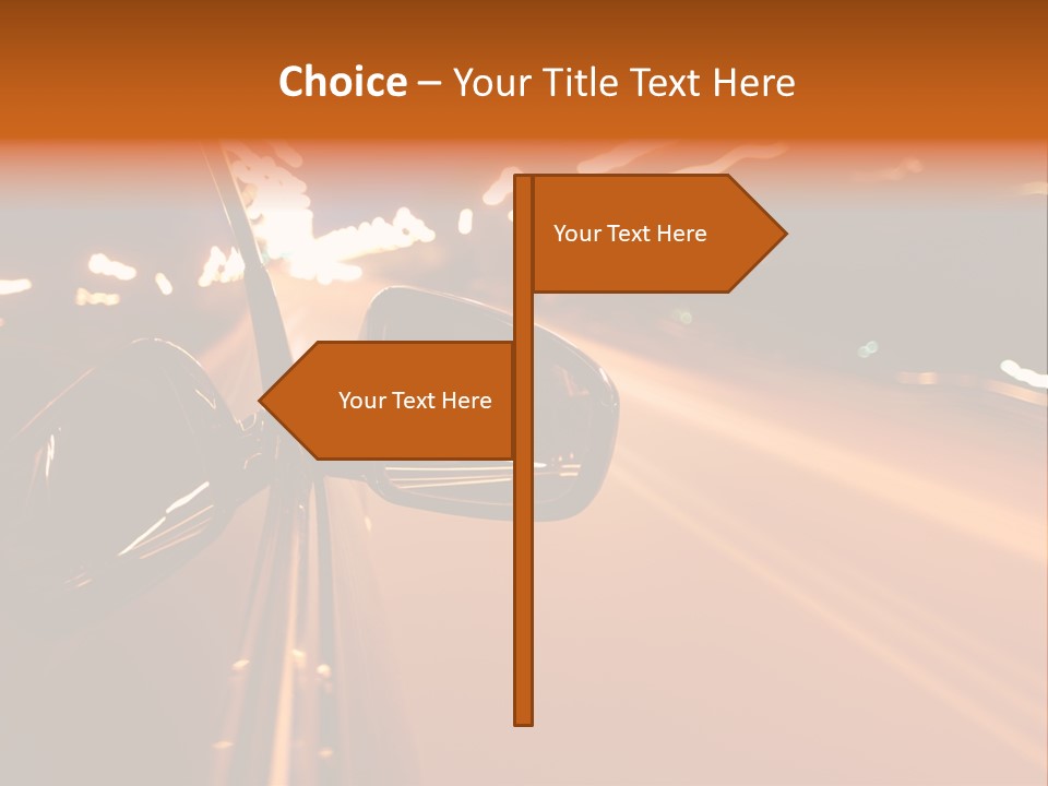 Glow Curve Abstract PowerPoint Template
