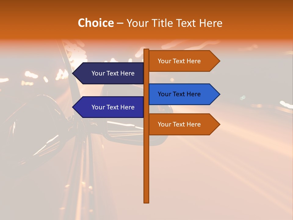 Glow Curve Abstract PowerPoint Template