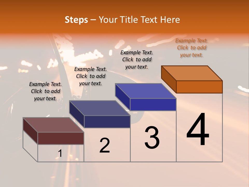 Glow Curve Abstract PowerPoint Template