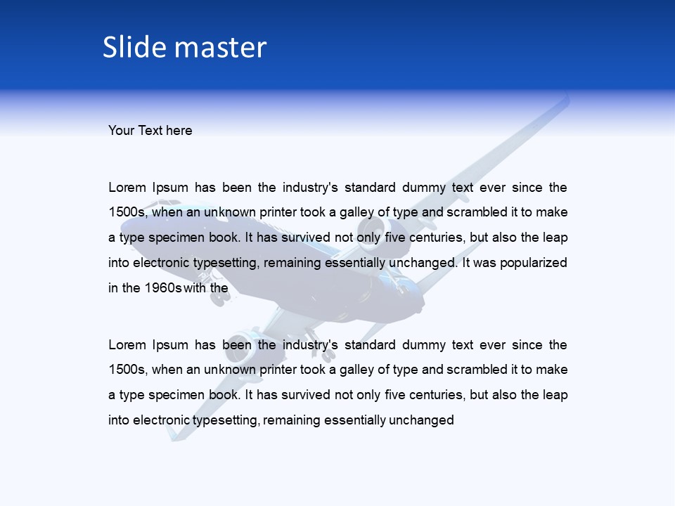 Fast Travel Turbine PowerPoint Template