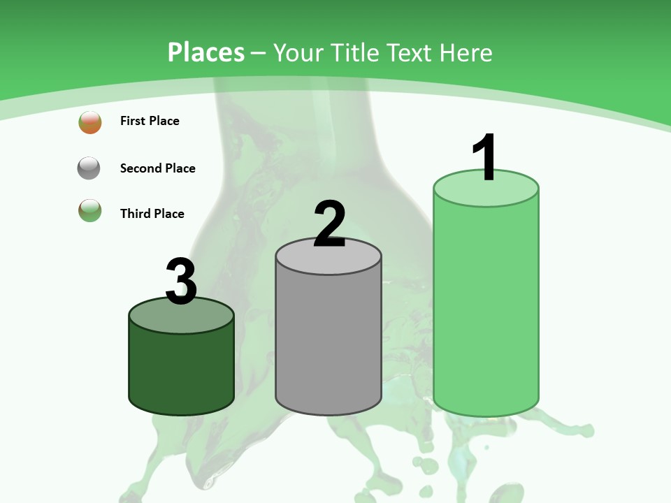 Macro Fresh Beverage PowerPoint Template