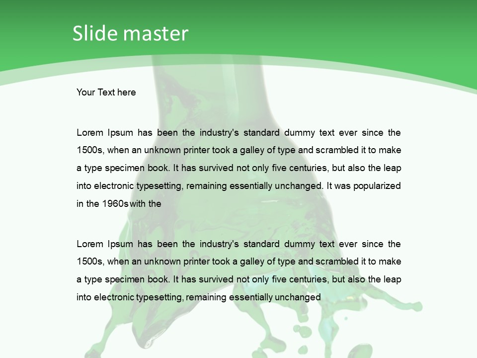 Macro Fresh Beverage PowerPoint Template