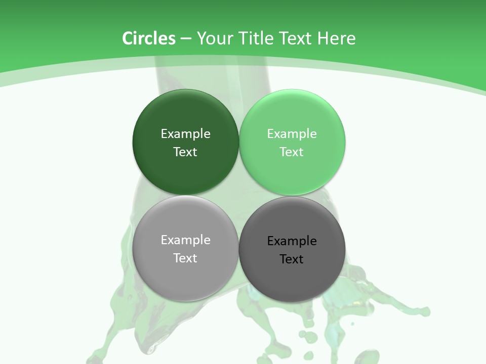 Macro Fresh Beverage PowerPoint Template