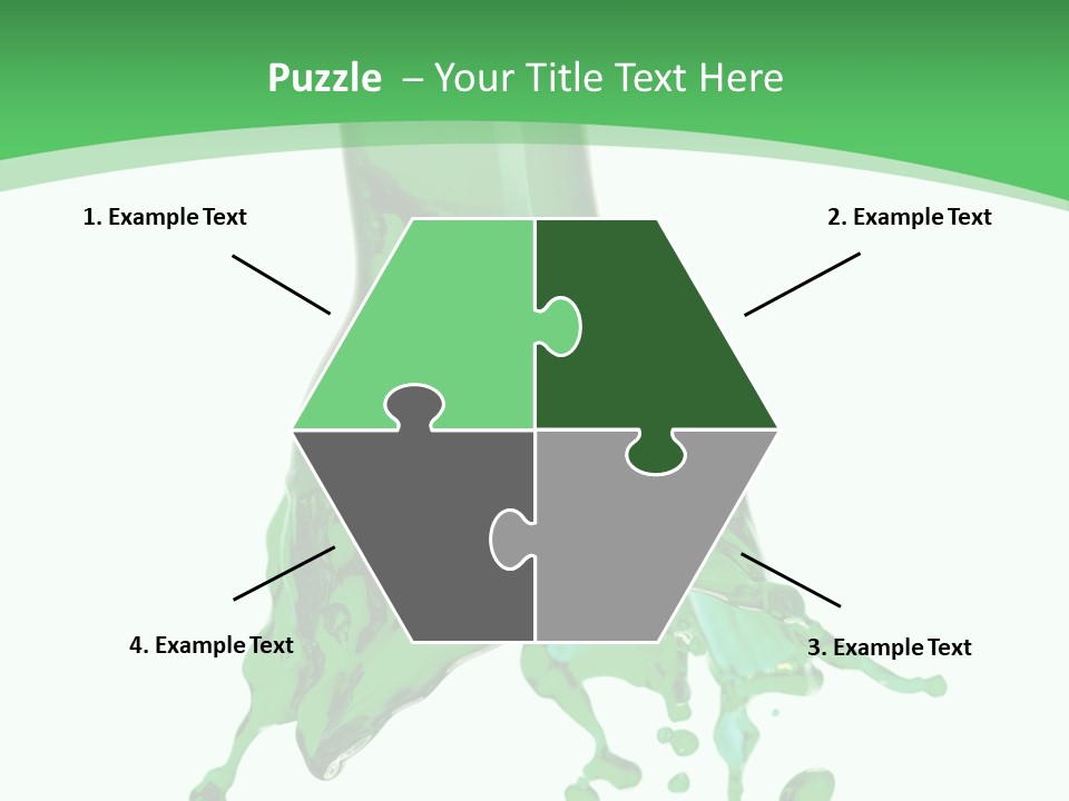 Macro Fresh Beverage PowerPoint Template