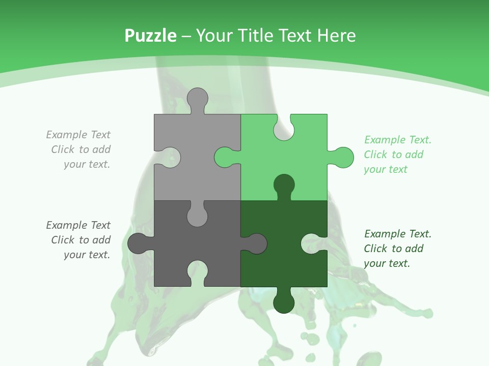 Macro Fresh Beverage PowerPoint Template