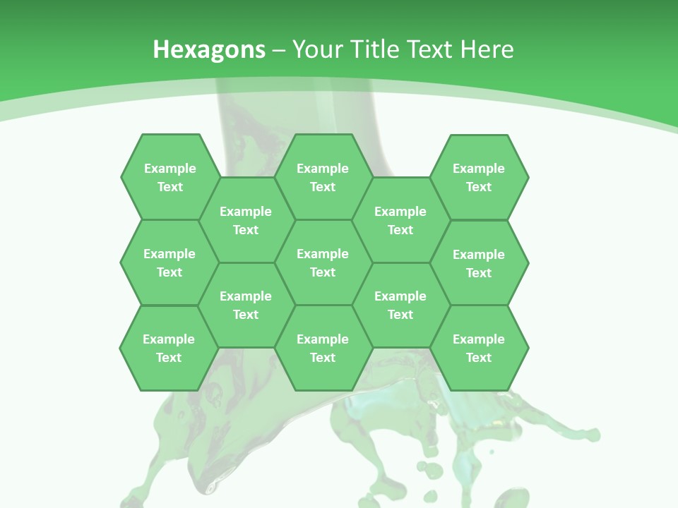 Macro Fresh Beverage PowerPoint Template