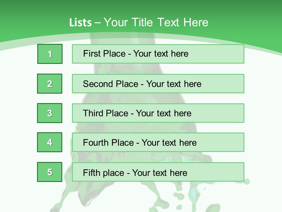 Macro Fresh Beverage PowerPoint Template