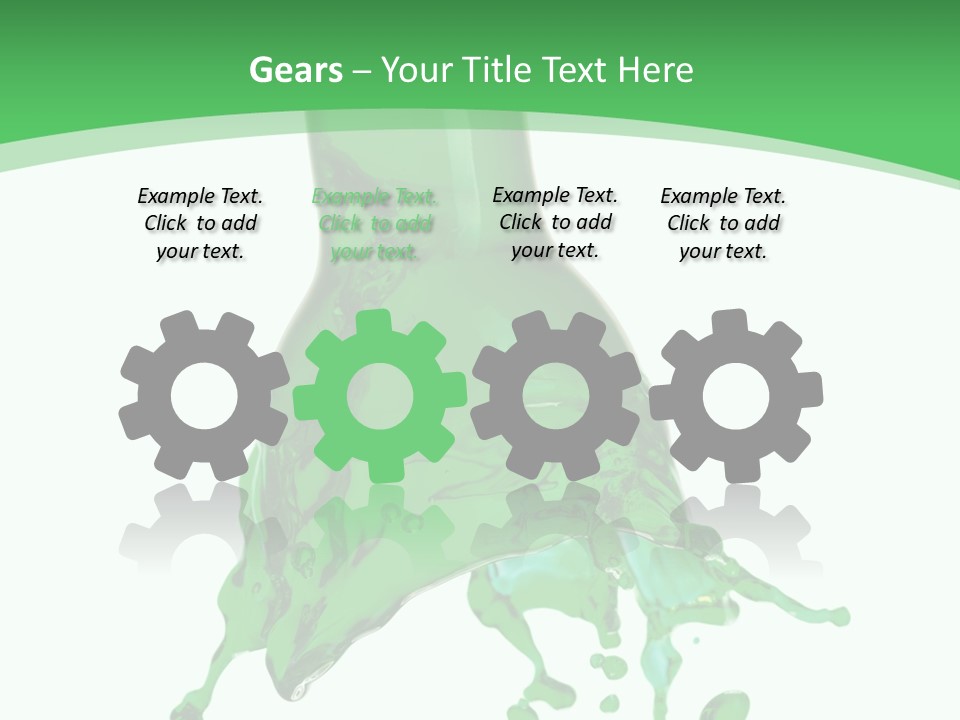 Macro Fresh Beverage PowerPoint Template