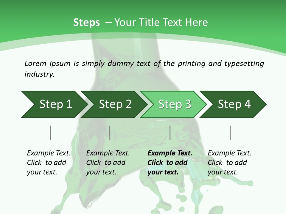 Macro Fresh Beverage PowerPoint Template