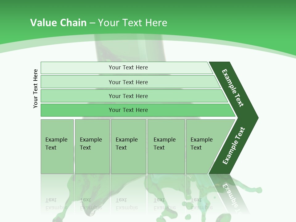 Macro Fresh Beverage PowerPoint Template