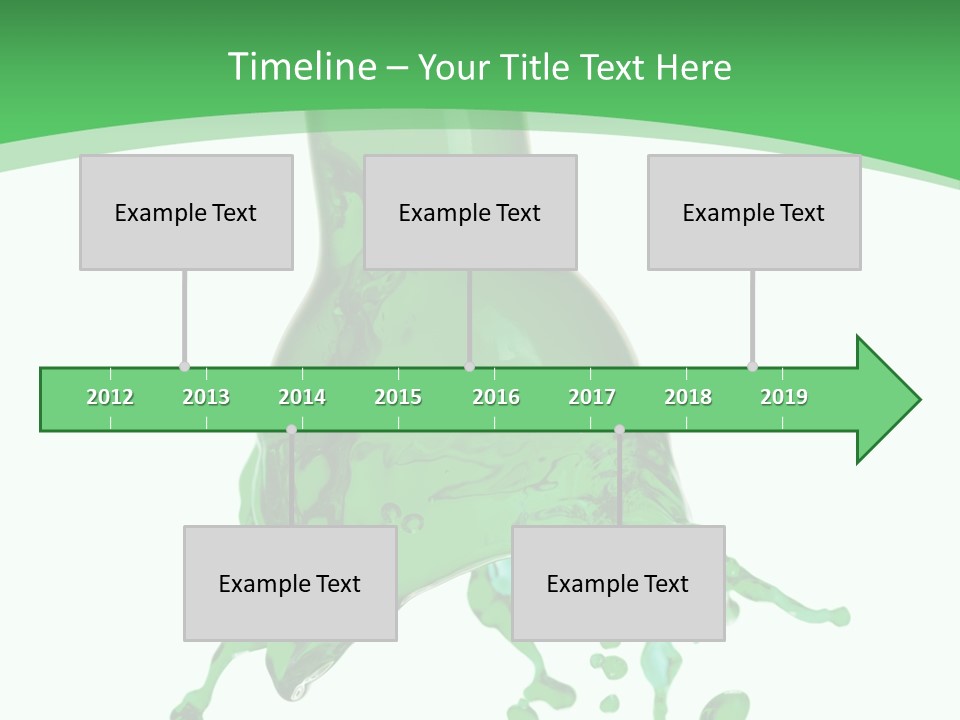 Macro Fresh Beverage PowerPoint Template