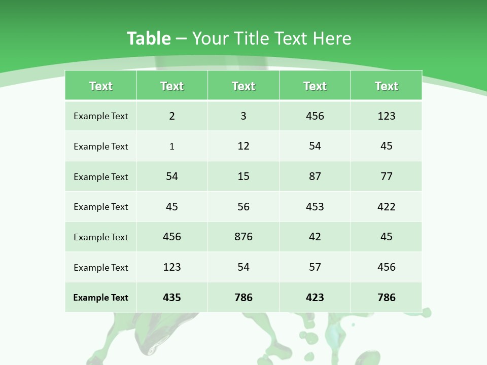 Macro Fresh Beverage PowerPoint Template