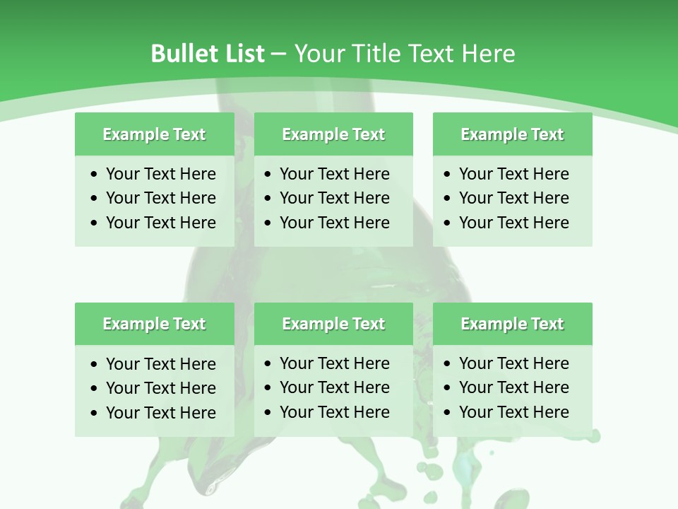 Macro Fresh Beverage PowerPoint Template