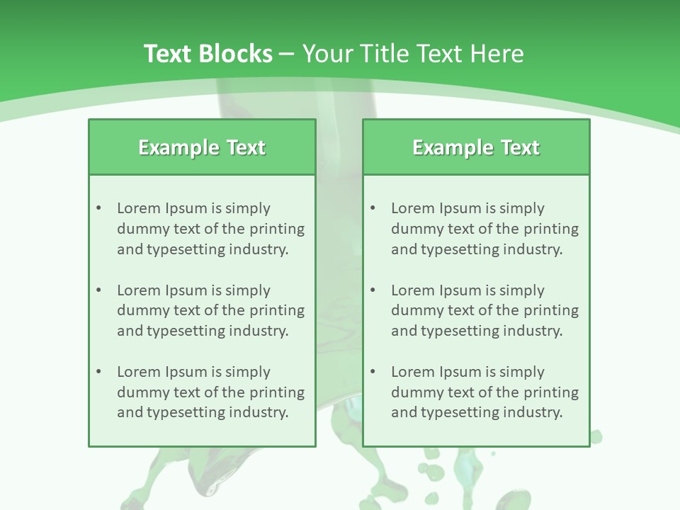 Macro Fresh Beverage PowerPoint Template