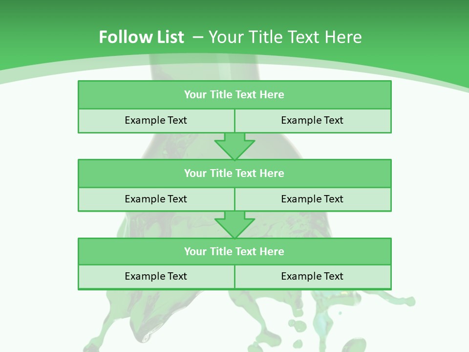Macro Fresh Beverage PowerPoint Template