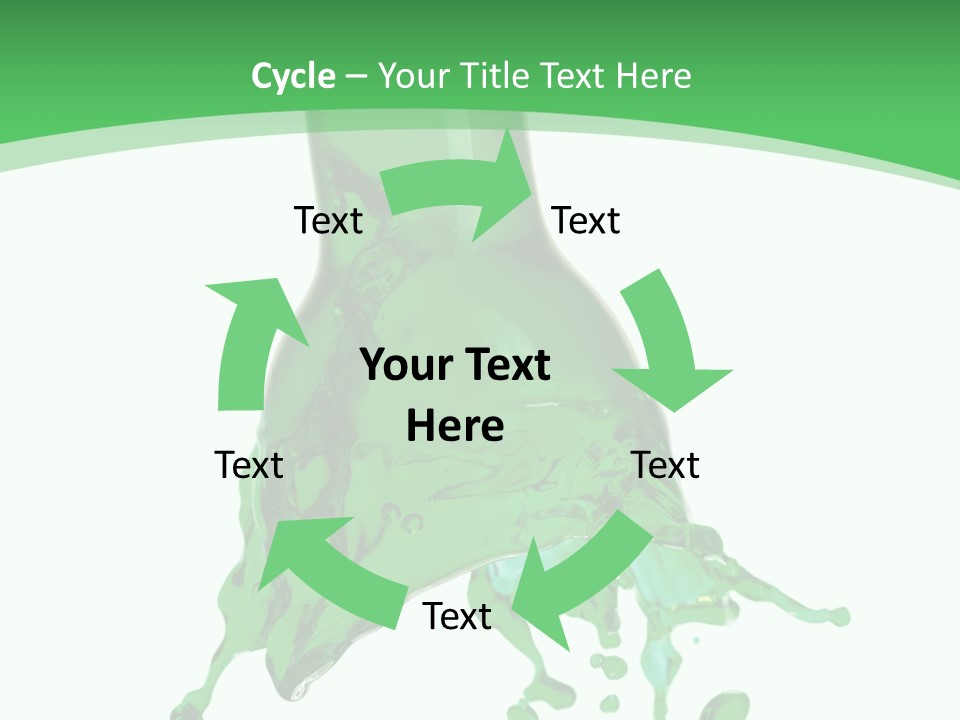Macro Fresh Beverage PowerPoint Template