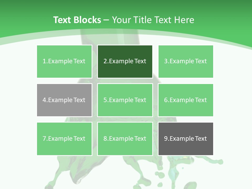 Macro Fresh Beverage PowerPoint Template